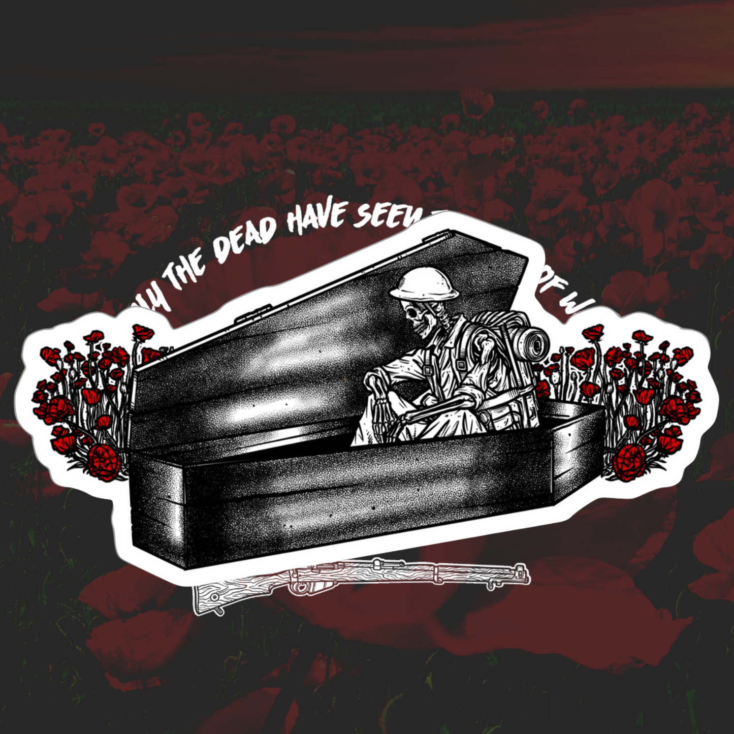 A.H. Remember Those In Coffins Sticker