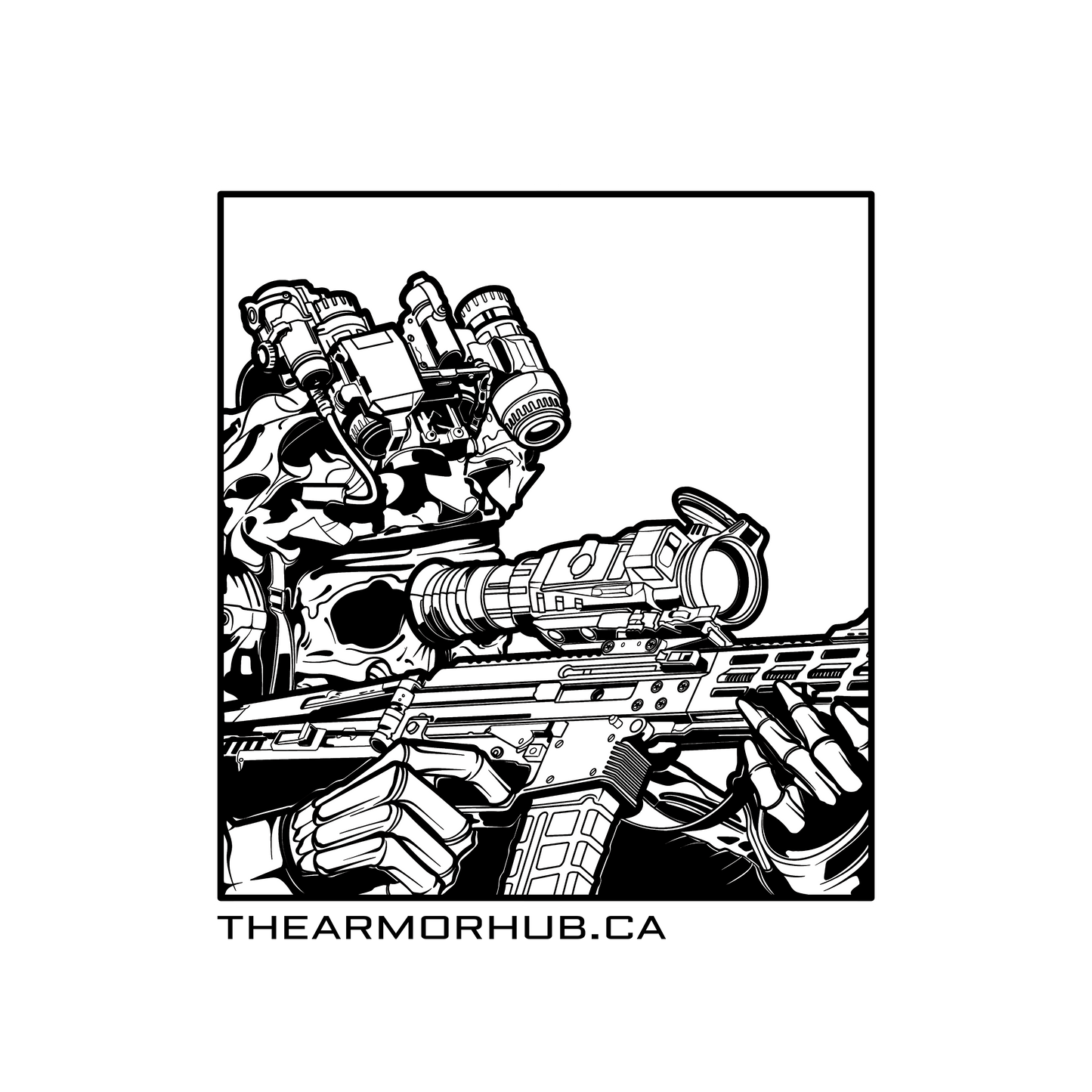 A.H. MCX Sticker
