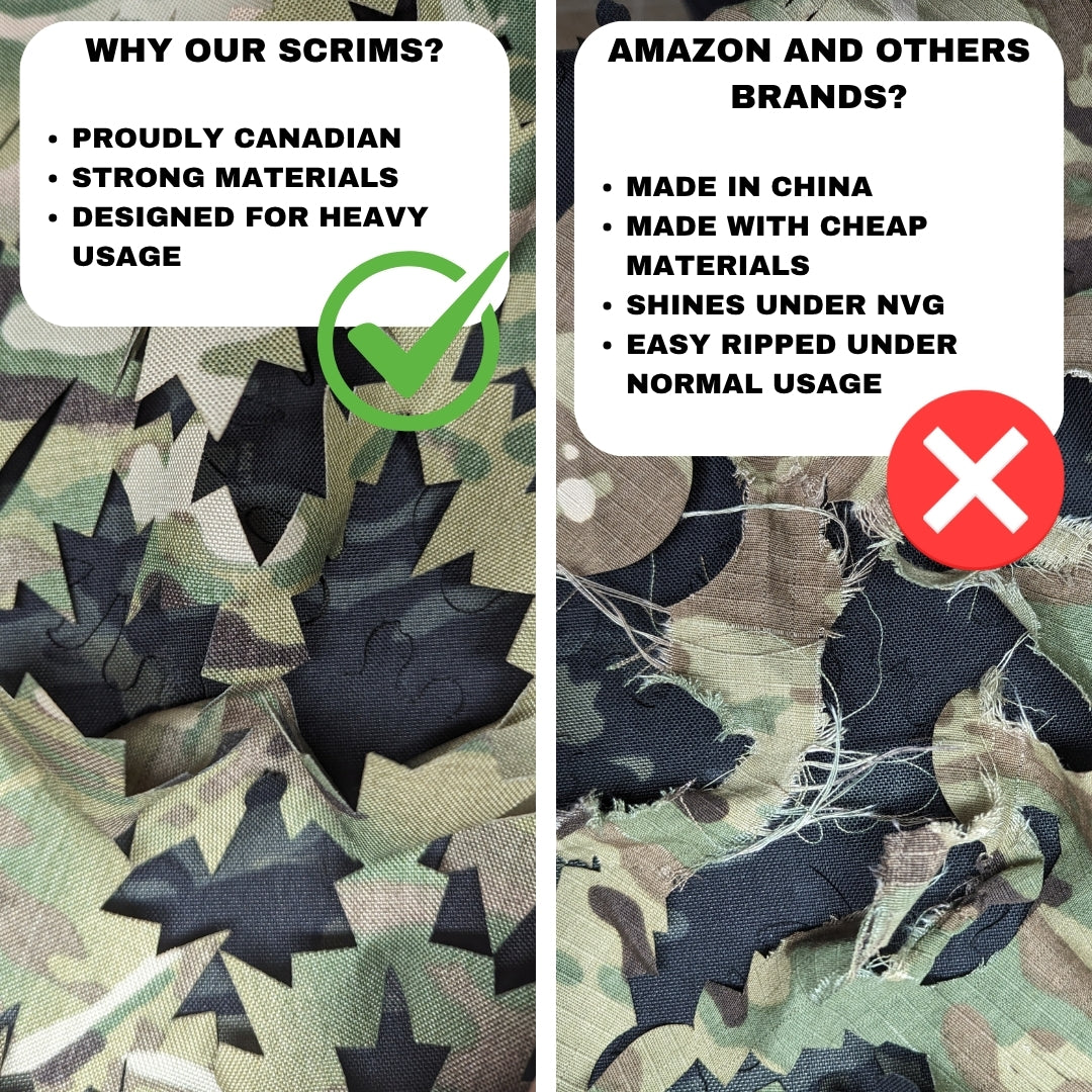 Scrim-Tac Fast Helmet Ghillie Cover - ASH 3D Edition Gen 2 WoodPat/Multipat