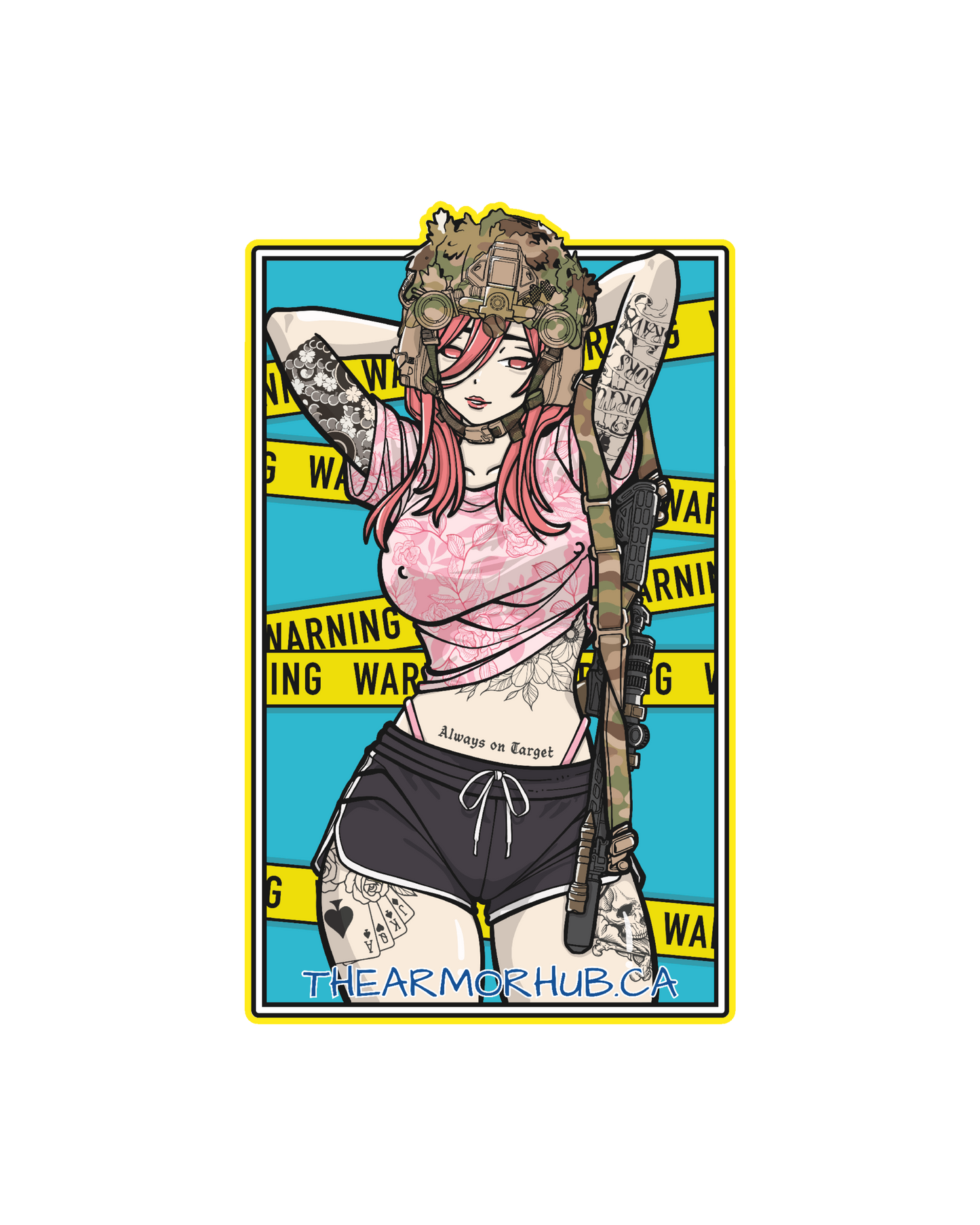 A.H. Warning Sticker