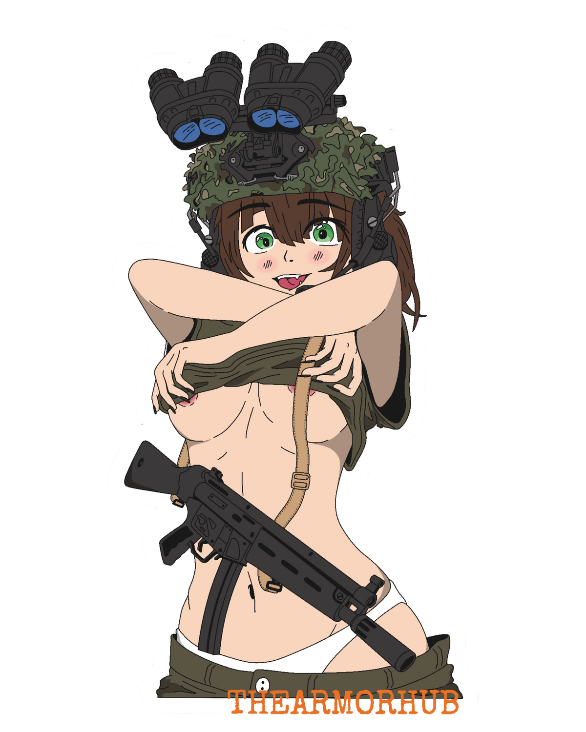 A.H. Ready or Not Sticker