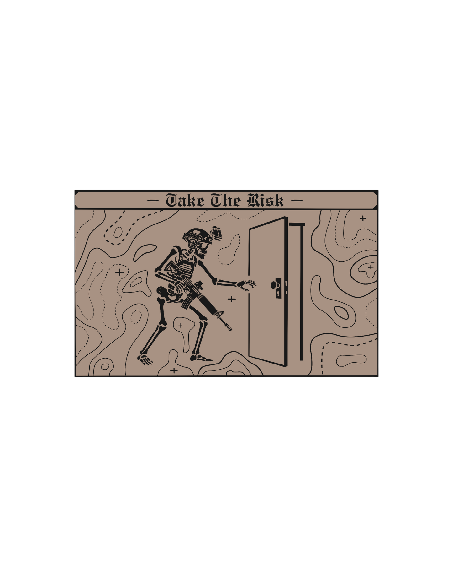A.H. Take the Risk Sticker