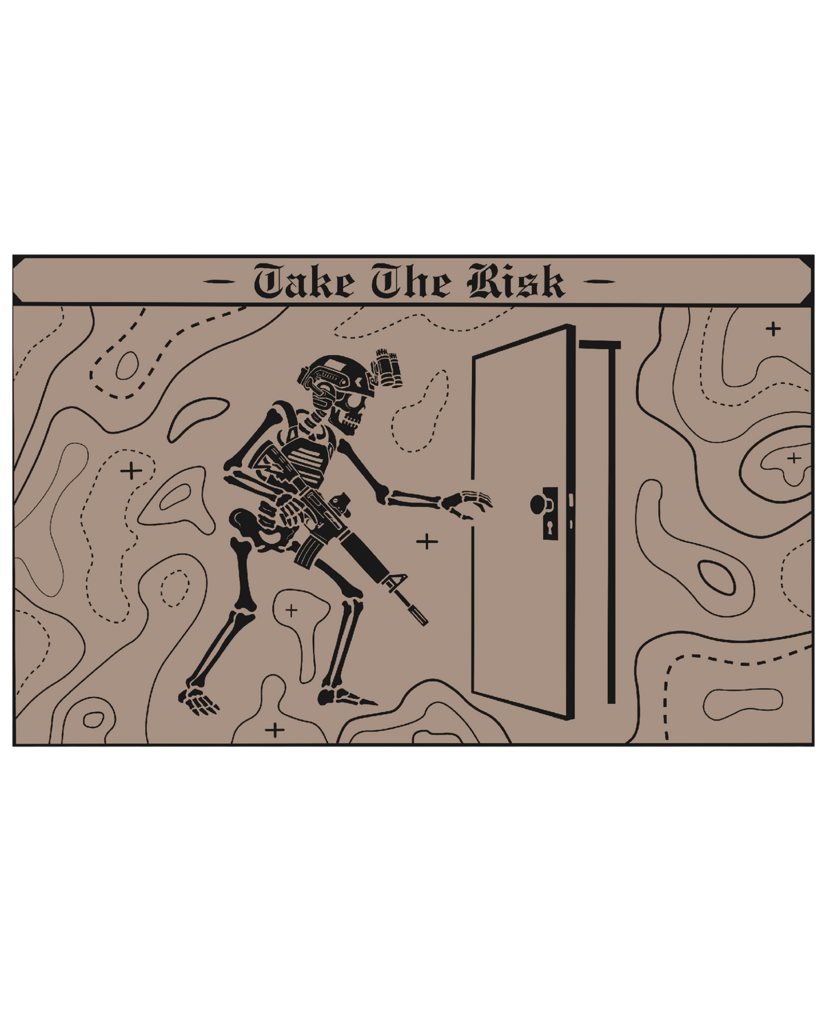 A.H. Take the Risk Sticker