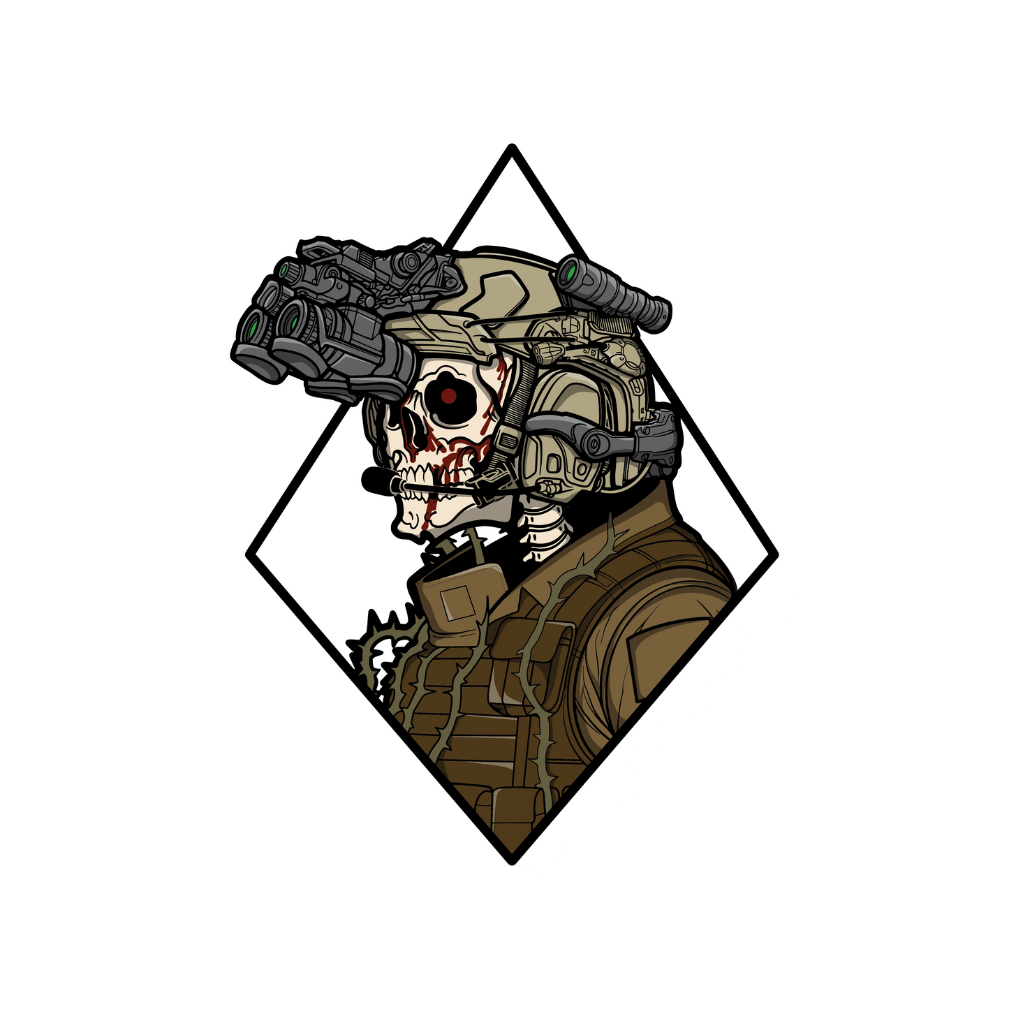 A.H. Bone Brigade Sticker