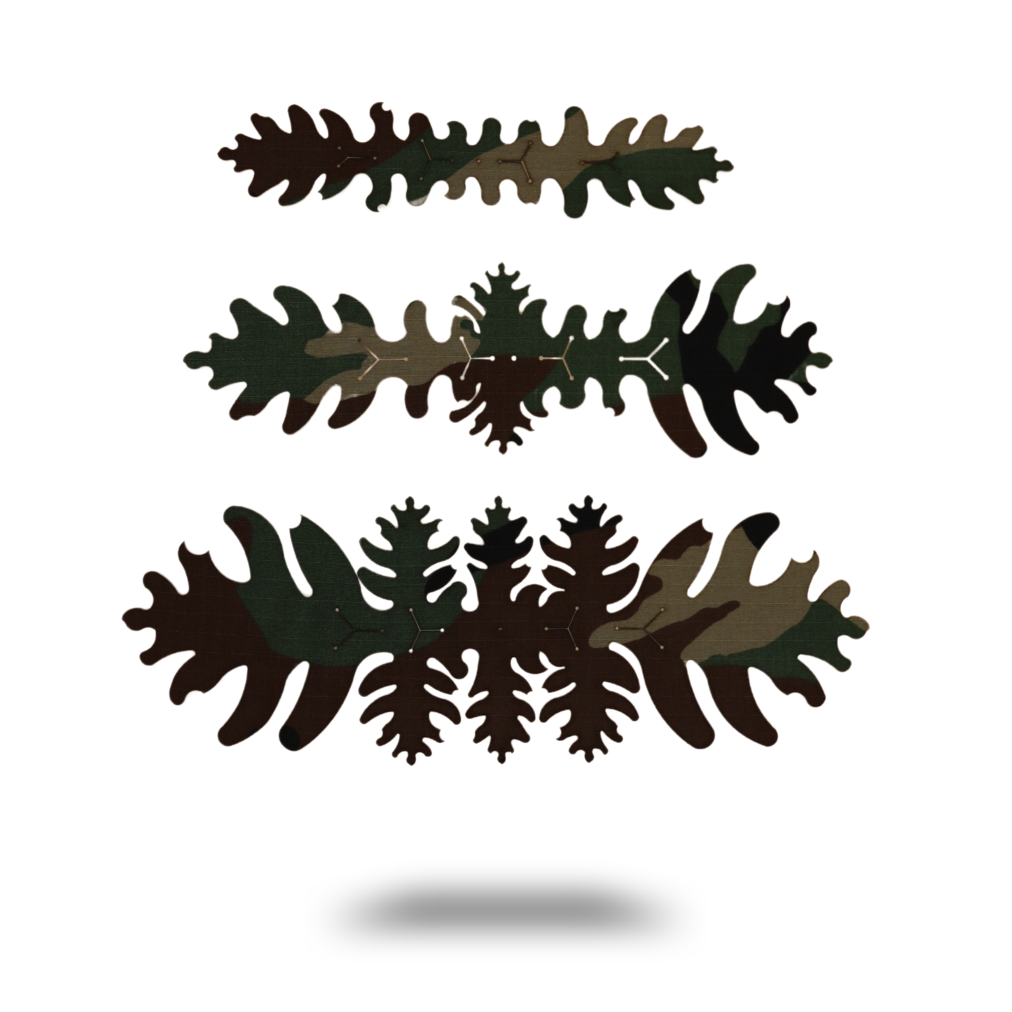 Scrim-Tac 3D Slitted Concealment Ties - GEN 2 Oak Edition