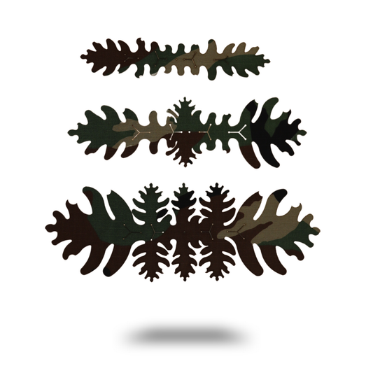 Scrim-Tac 3D Slitted Concealment Ties - Oak V2 Edition