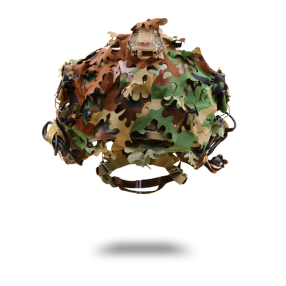 Scrim-Tac Fast Helmet Ghillie Cover - OAK 3D Edition Gen 4