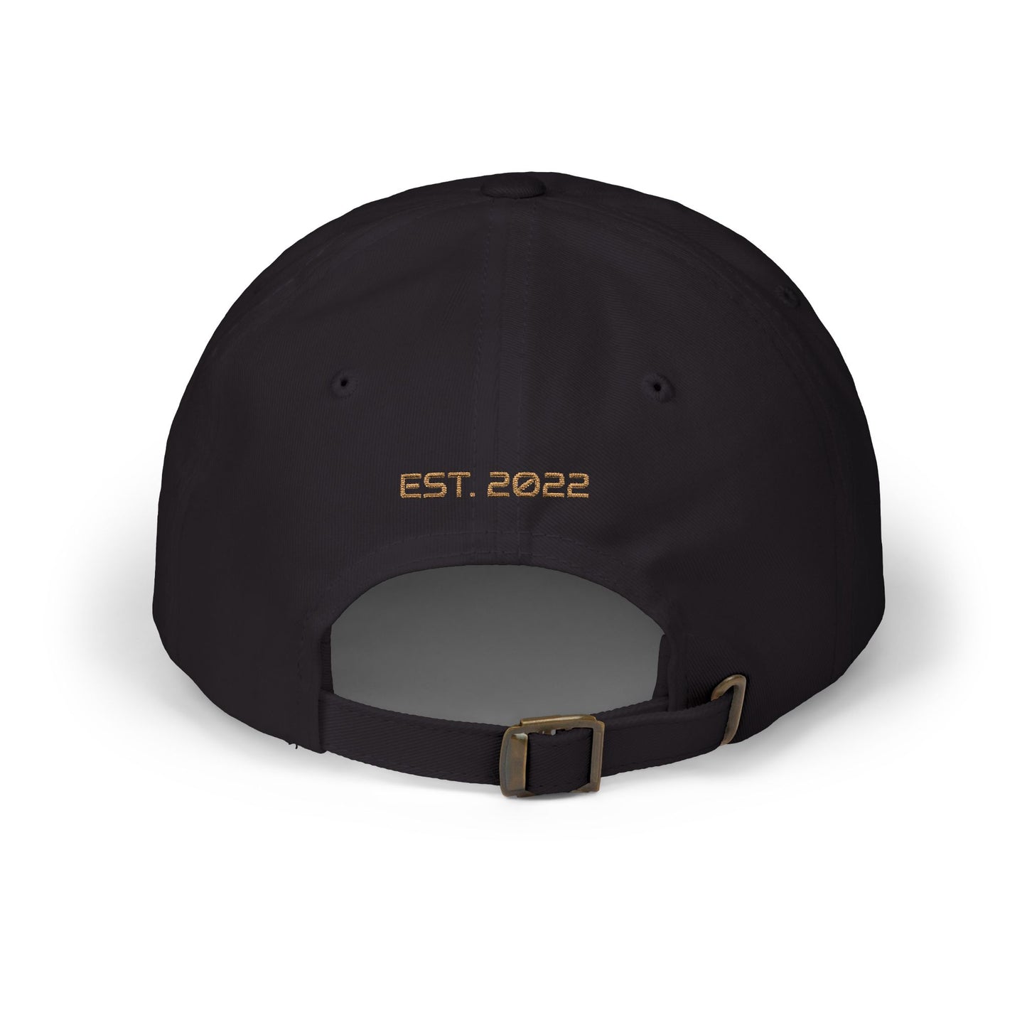 Dad Cap — Gold Pizza Slice Embroidered Cap (Est. 2022)