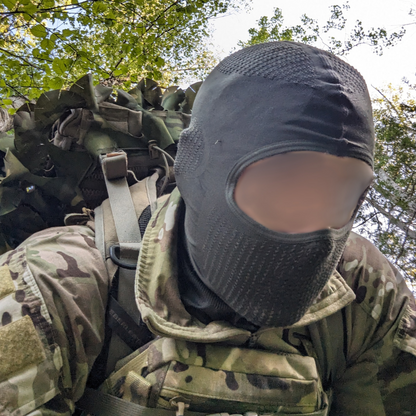 A.H. Black Breathable Balaclava Head Mask