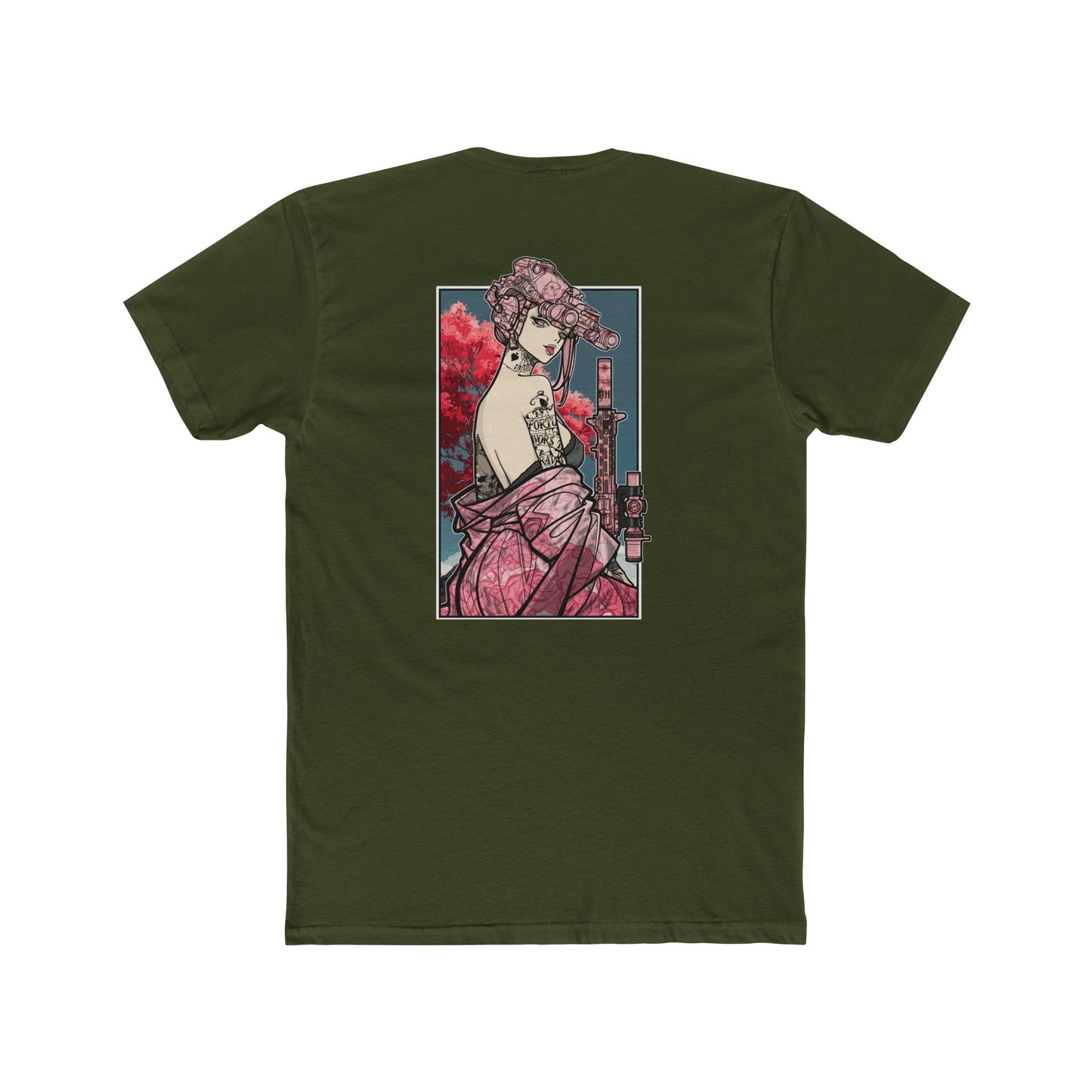 A.H. Floral Flow Tee | Premium Crewneck Shirt