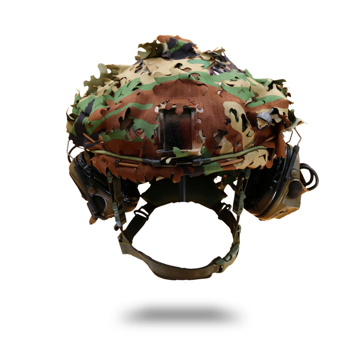 Scrim-Tac Fast Helmet Ghillie Cover - OAK 3D Edition Gen 4