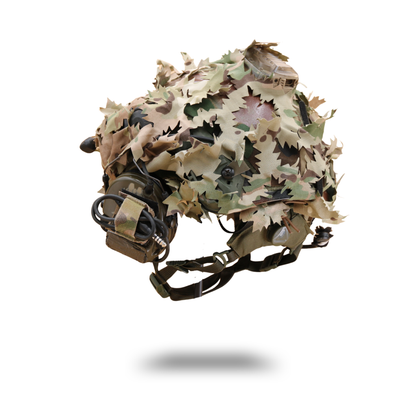 Scrim-Tac Fast Helmet Ghillie Cover - OAK 3D Edition Gen 4