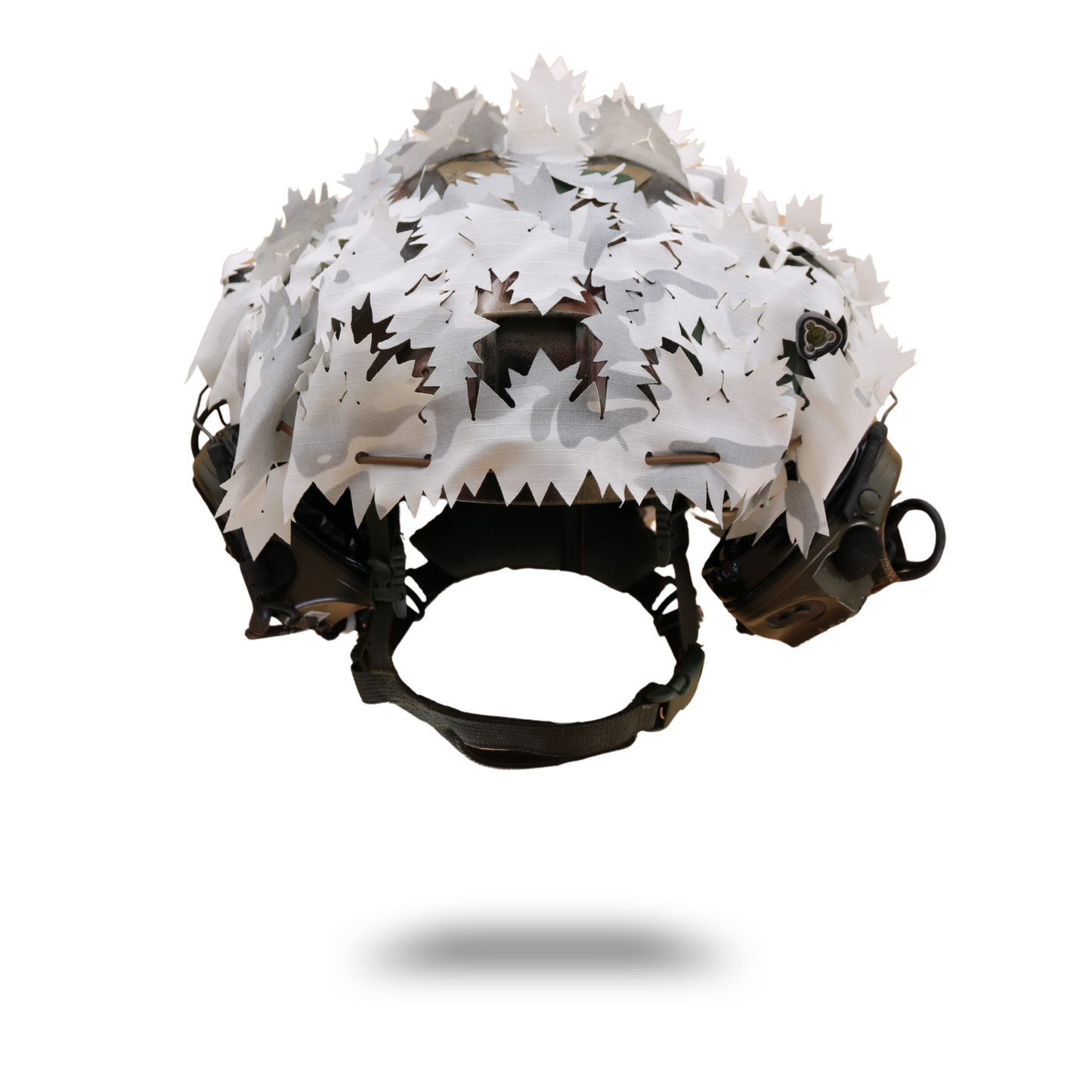 ScrimTac - High Cut Helmet Concealment Ghillie - Maple 3D Gen 4