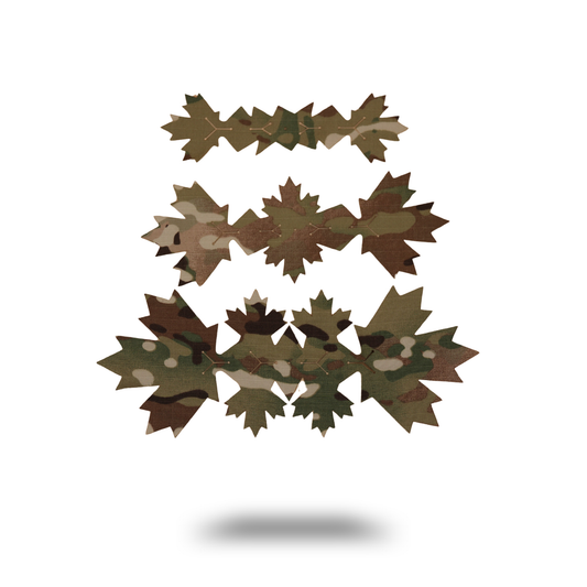 Scrim-Tac 3D Slitted Concealment Ties - Maple Edition