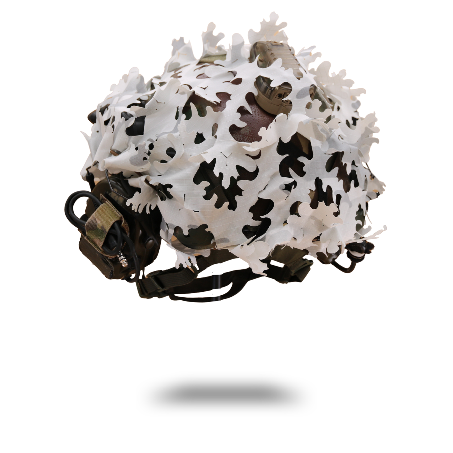 Scrim-Tac Fast Helmet Ghillie Cover - OAK 3D Edition Gen 4