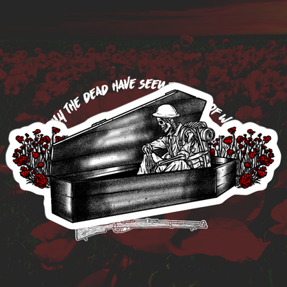 A.H. Remember Those In Coffins 3D Sticker