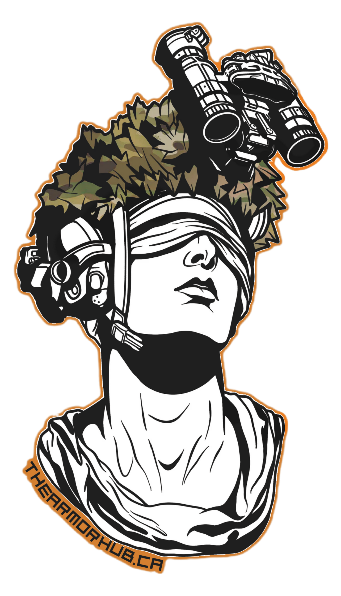 A.H. Blind Ops Extra Large Sticker