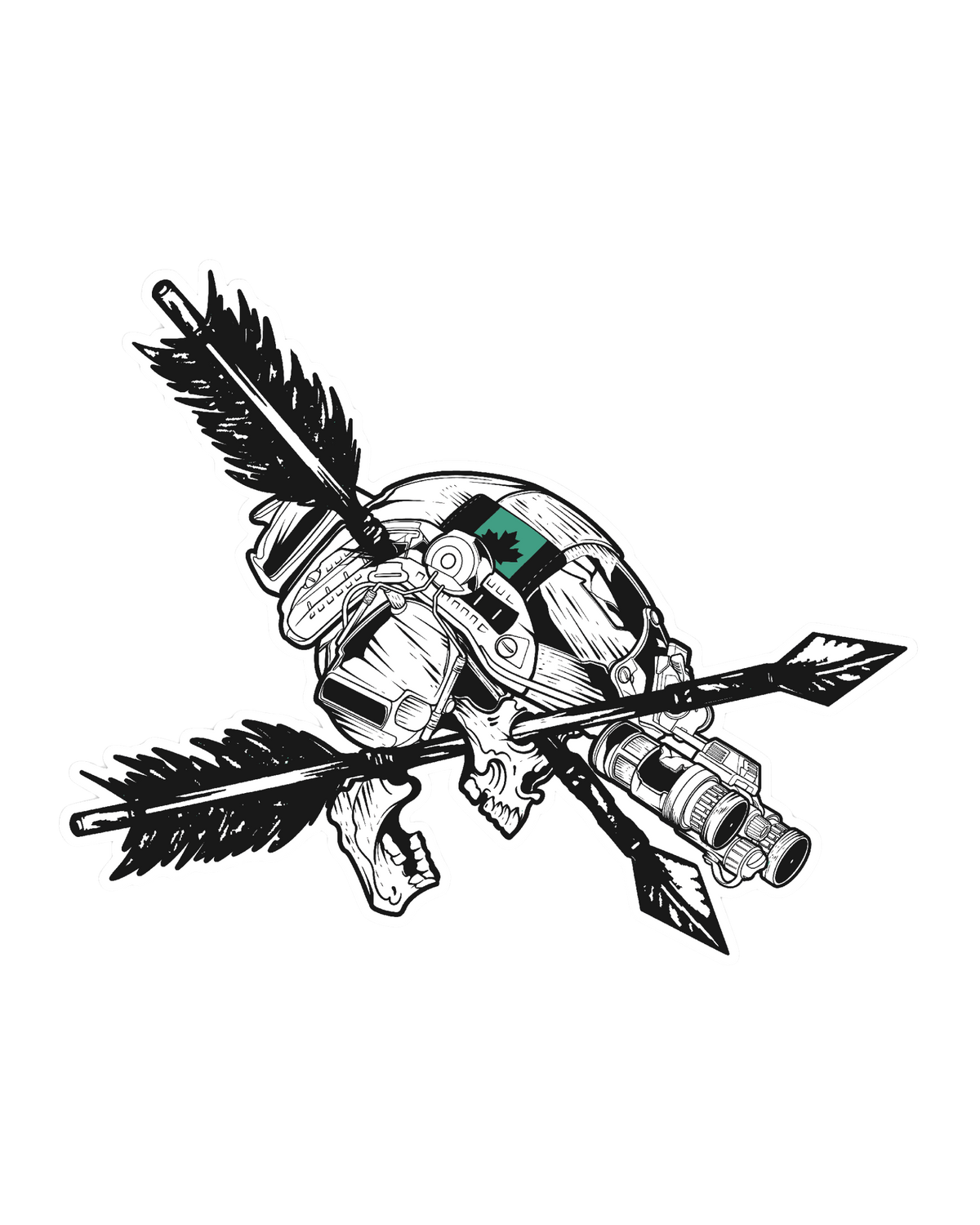 A.H. Broken Arrow Sticker