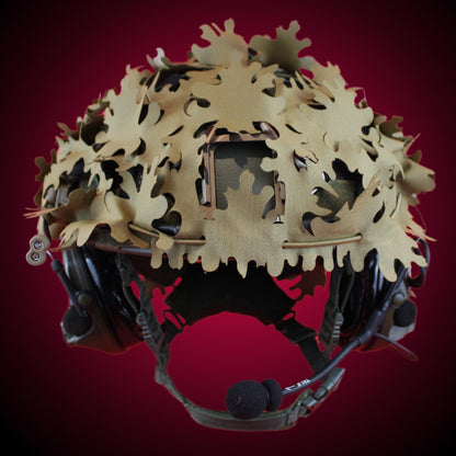 Scrim-Tac Fast Helmet Ghillie Cover - OAK 3D Edition Gen 2