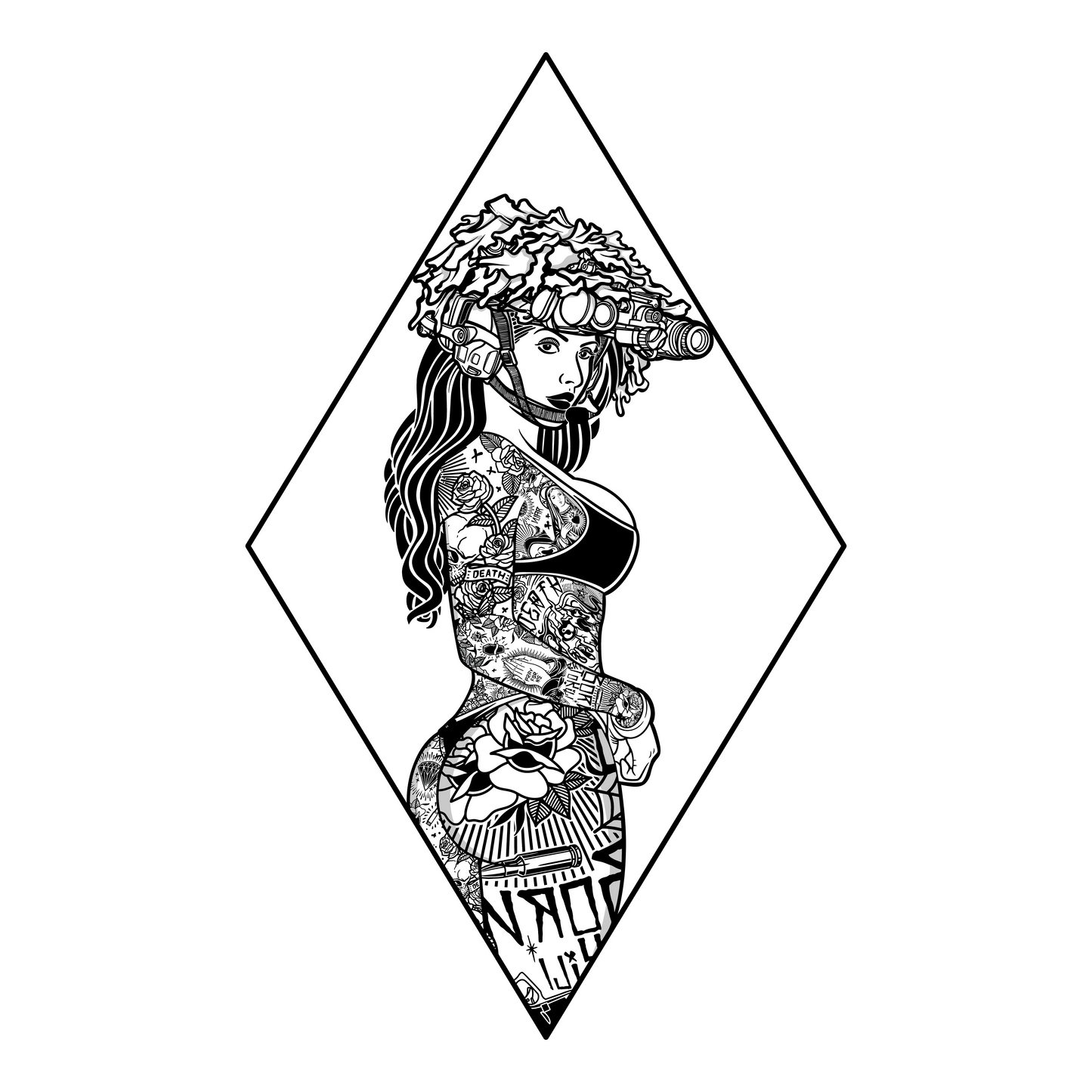 A.H. Veiled Sentinel Sticker