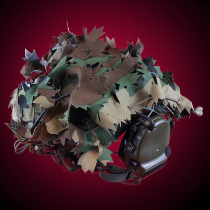 Scrim-Tac Fast Helmet Ghillie Cover - MAPLE 3D Edition GEN 2