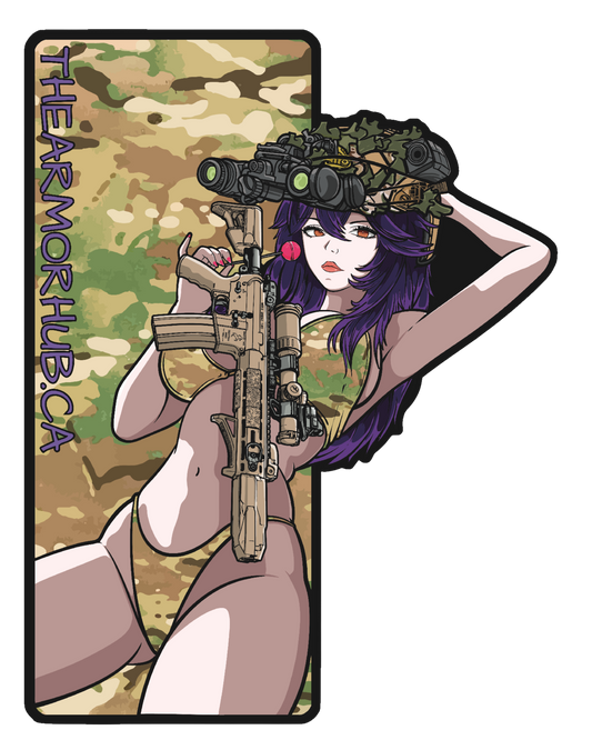 A.H. C8 Laying Cover Sticker