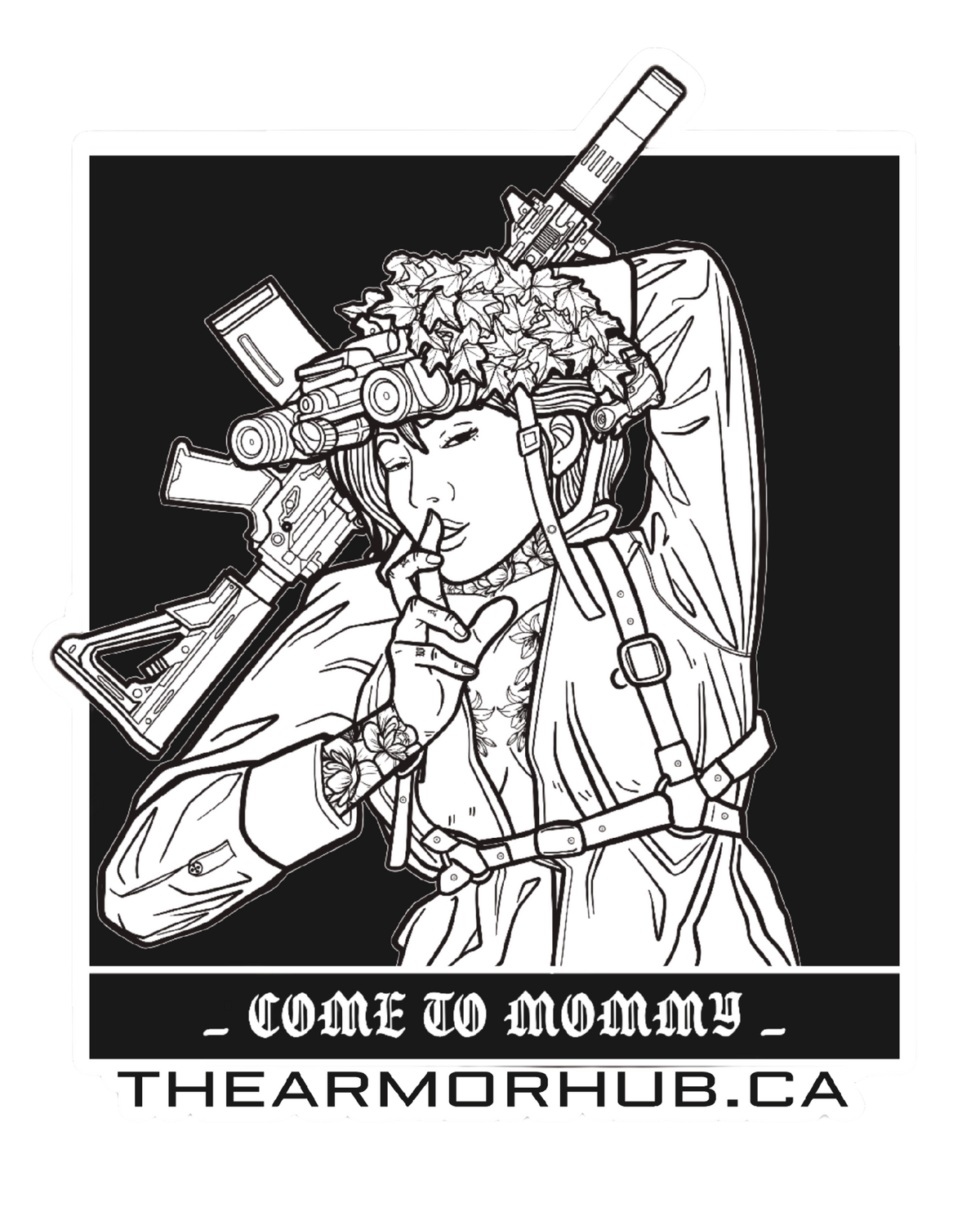 A.H. Come to Mommy Sticker