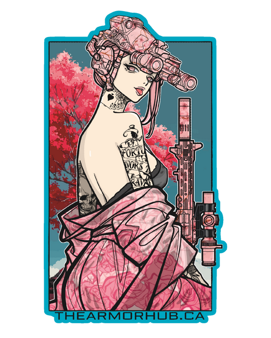 A.H. Floral Flow Sticker