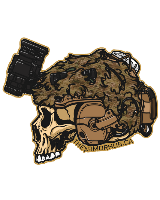 A.H. Scrim Heads Multipat Sticker