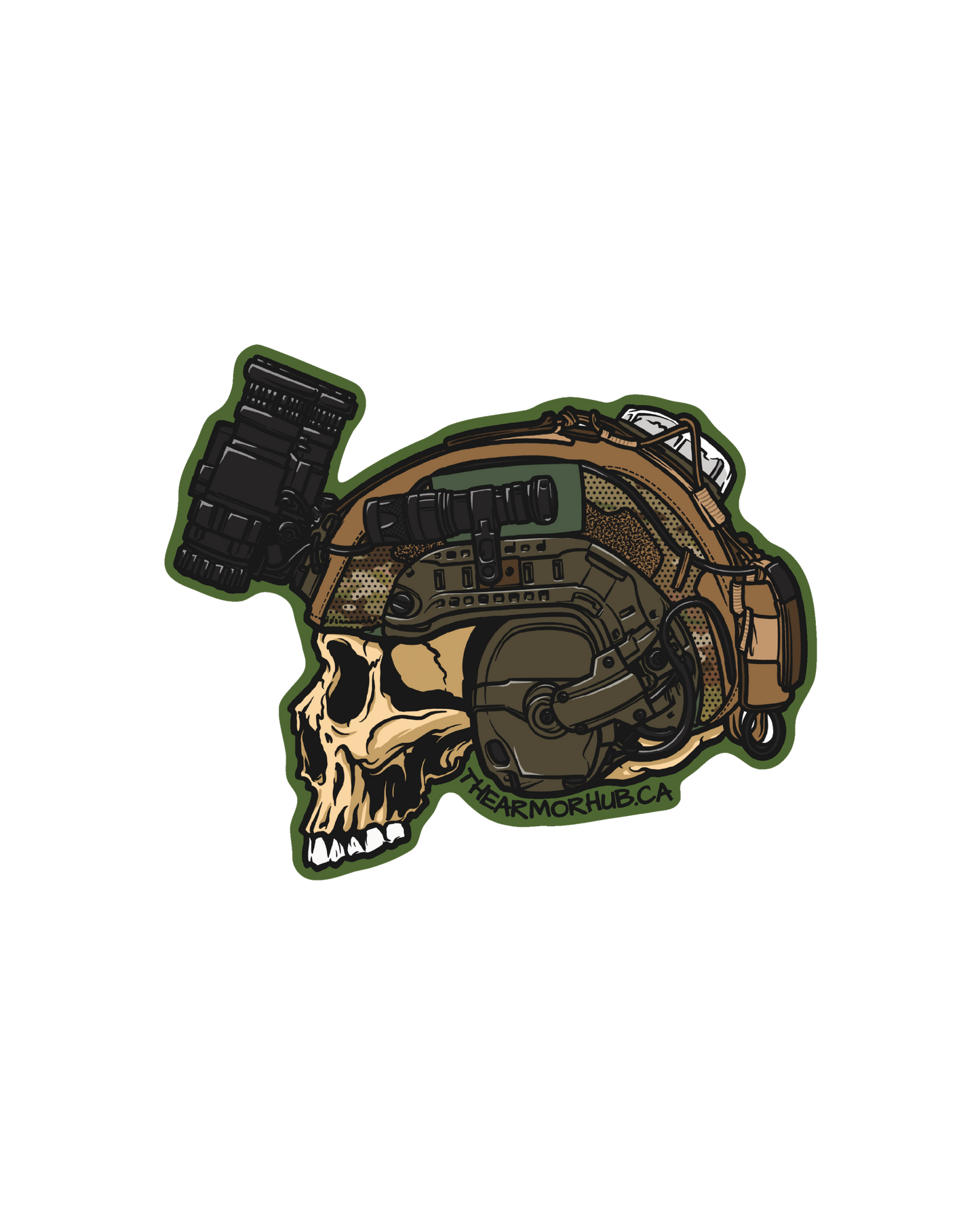 A.H. Naked Head Sticker
