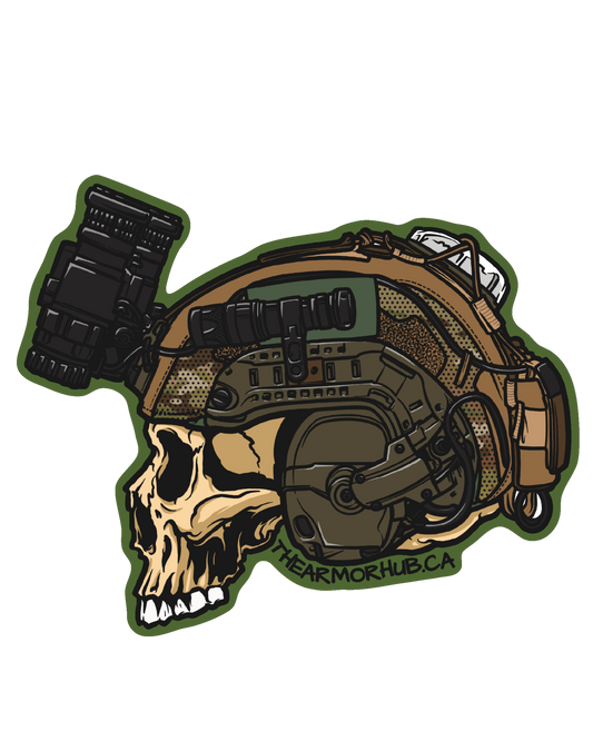 A.H. Naked Skull Sticker