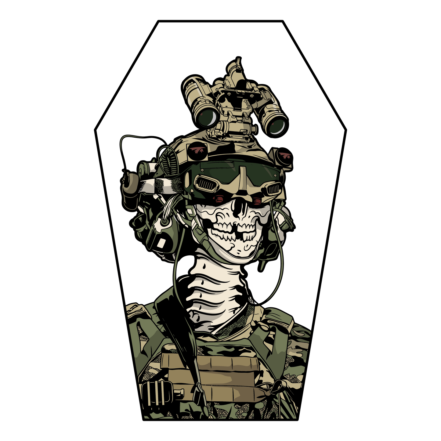 A.H. Walking Dead Sticker